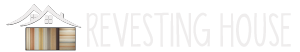 Revesting House - Logotipo Web Transparente Blanco